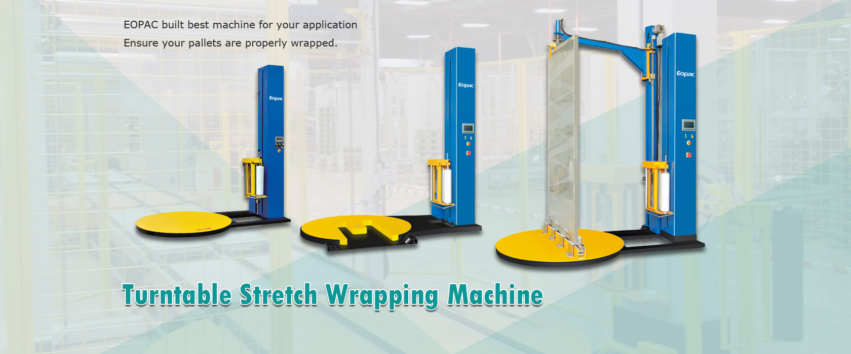 Turntable Stretch Wrapping Machine