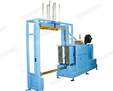 ES72YV Vertical strapping machine with top platen
