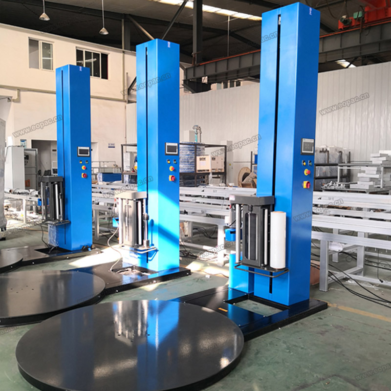 Power Pre-stretch Pallet Wrapping Machine