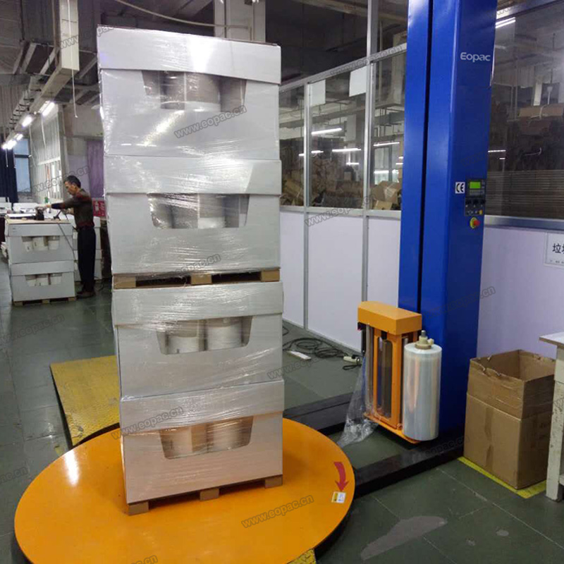 Power Pre-stretch Pallet Wrapping Machine
