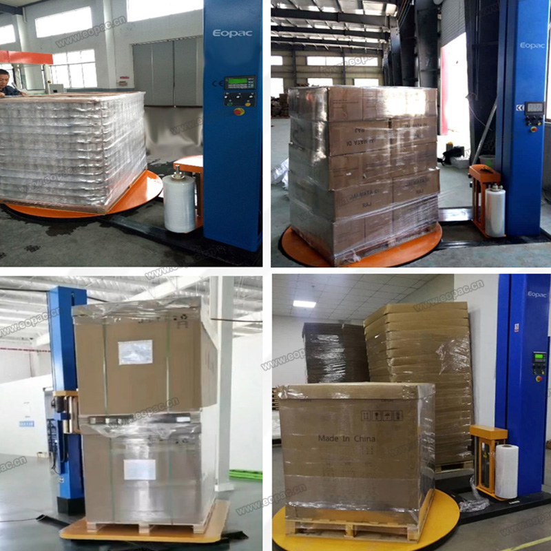 Power Pre-stretch Pallet Wrapping Machine