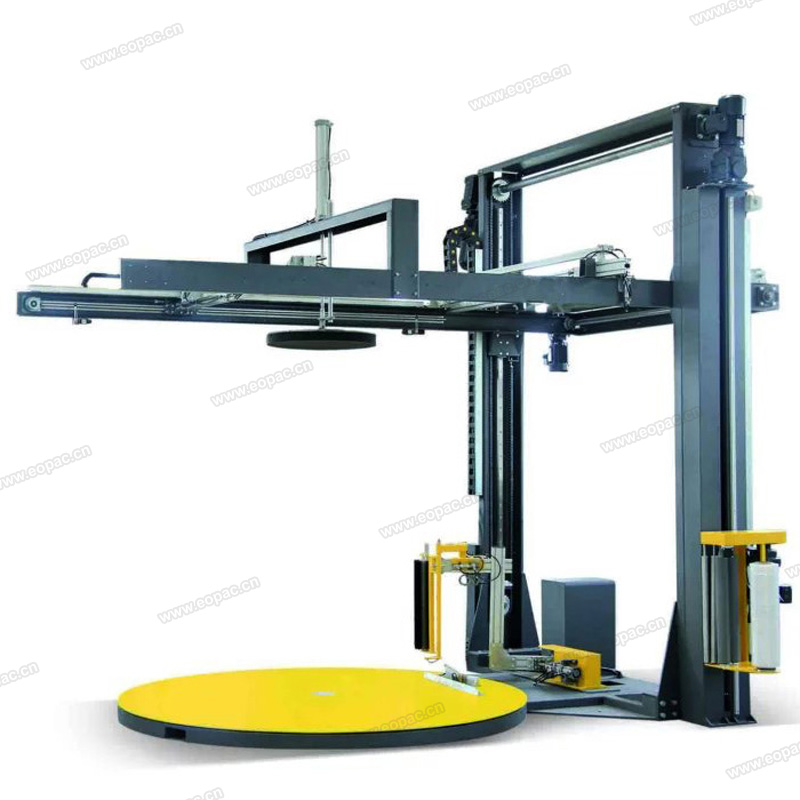 Automatic Pallet Wrapper with Top Sheet