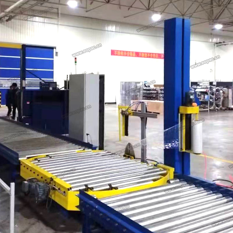 Fully Automatic Online Pallet Wrapper