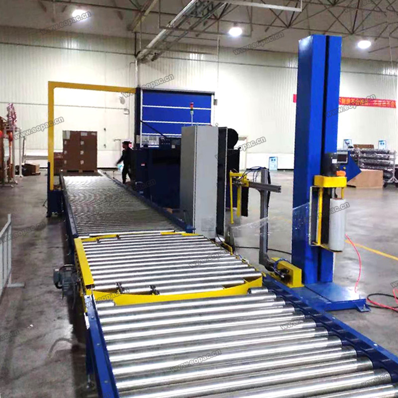 Fully Automatic Online Pallet Wrapper