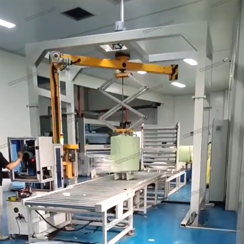 Nonwoven Roll Vertical Wrapping Line